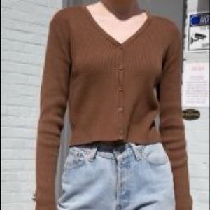 Brown Brandy Melville Cardigan!🤎